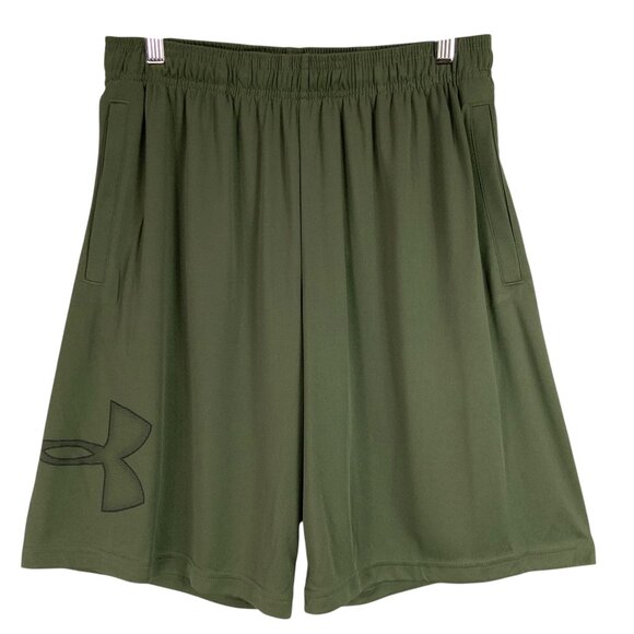 Under Armour Loose Green Drawstring Pull-On Athletic Shorts Size M NWT - Picture 1 of 8